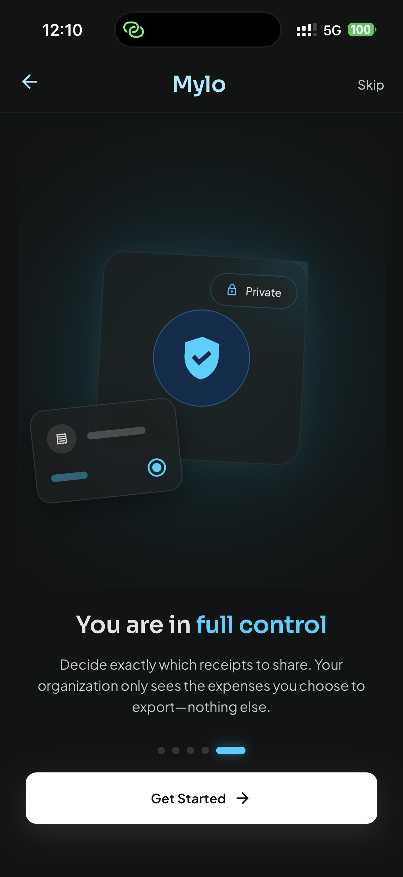 Mylo: you are in full control