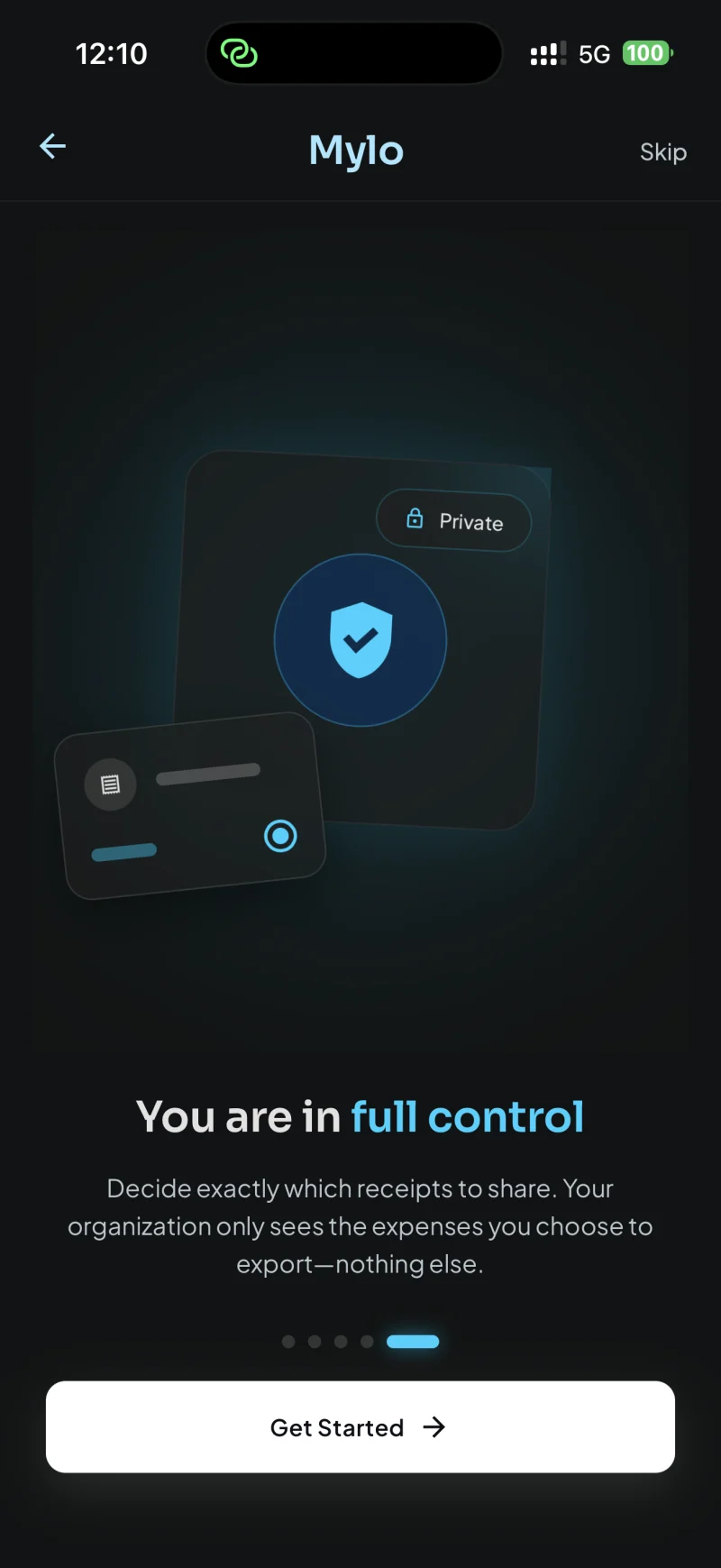 Mylo: you are in full control